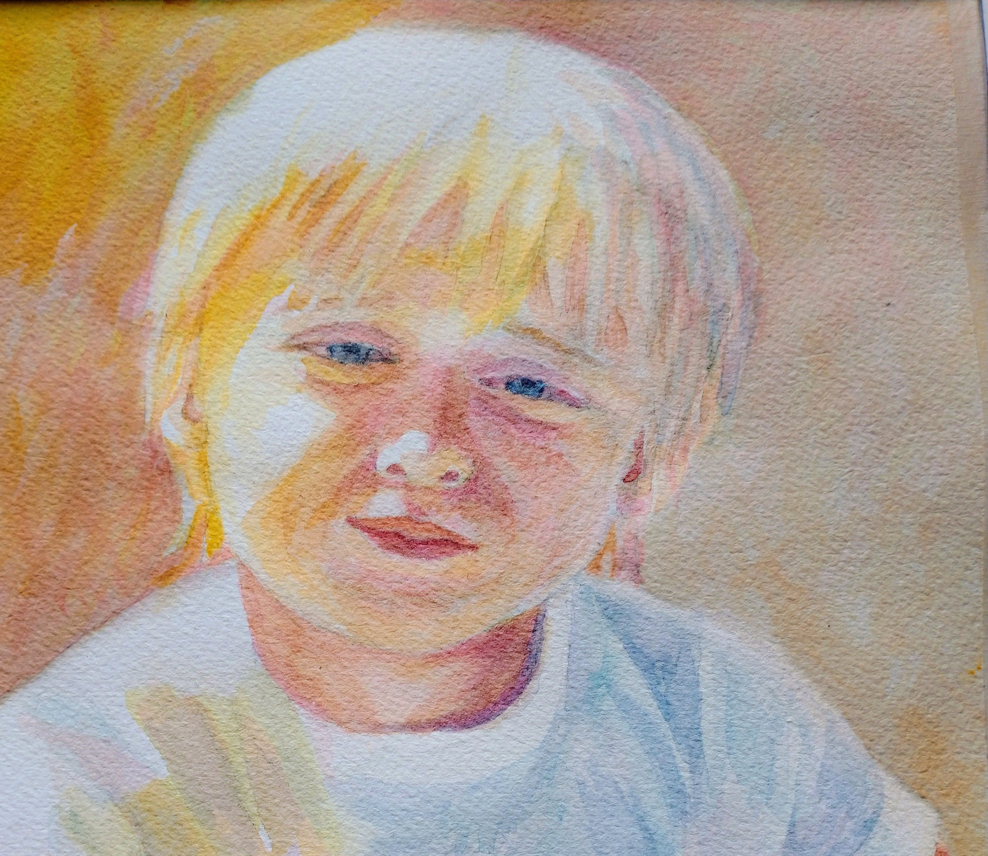 LITTLE BOY IN THE SUN